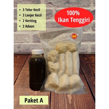 

PAKET A - 10pcs pempek campur