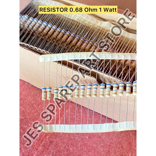 RESISTOR 0,68ohm 1watt