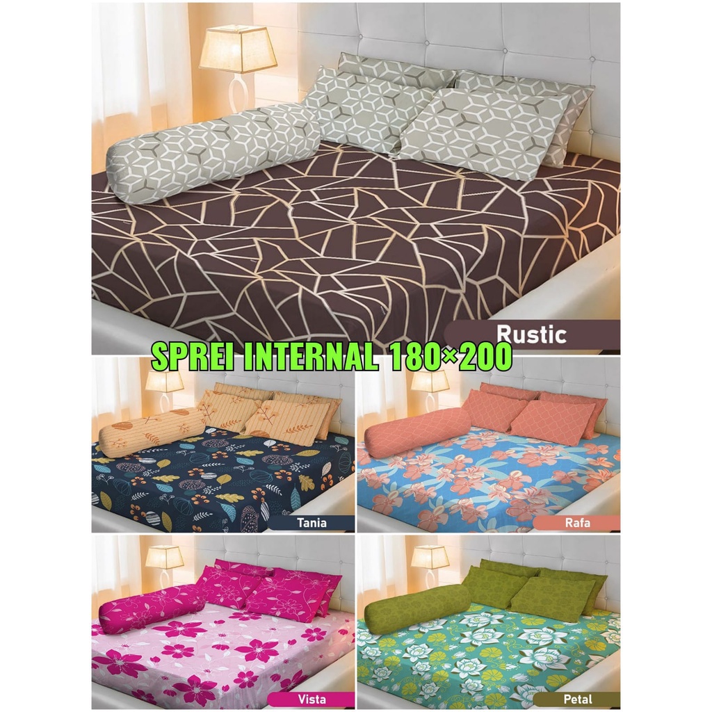 SPREI INTERNAL SIZE KING B2 UKURAN 180 X 200CM