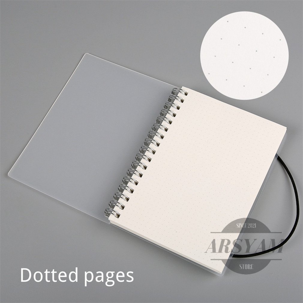 

Buku Binder Catatan Jurnal Harian Notebook Format Dotted Pages Ukuran A6