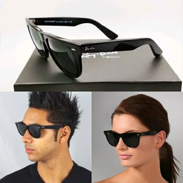 kacamata sunglasses premium pria wanita wayfarer Large Size edition