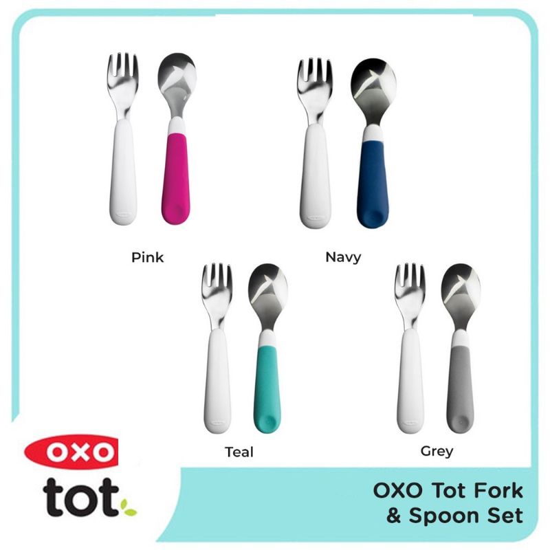 Oxo Tot Fork &amp; Spoon Set with Case