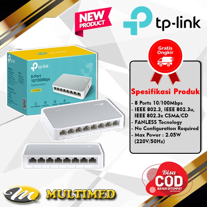 TP-LINK Switch HUB 8 Port