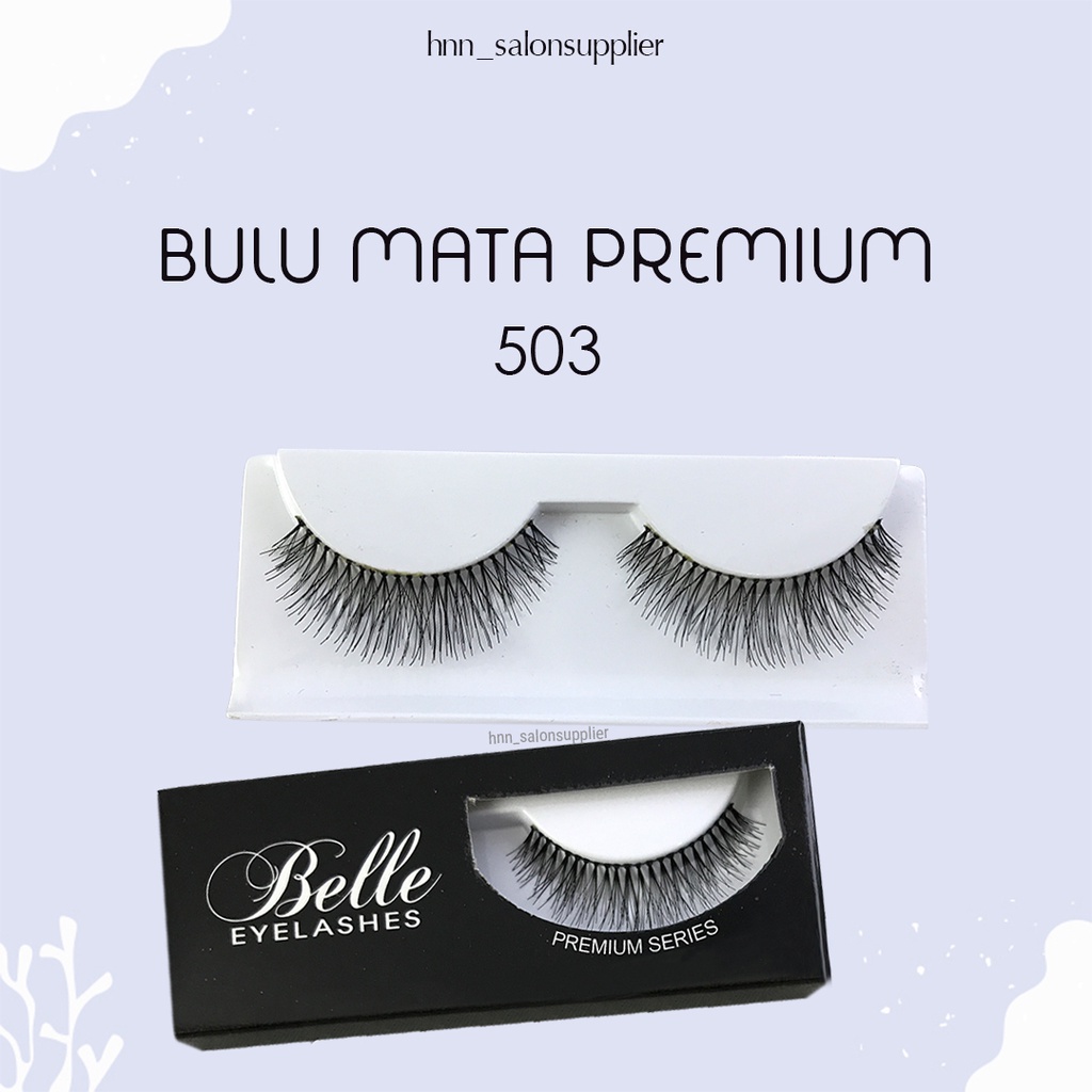 503 Bulu Mata Palsu Handmade Fake Eyelash Eye Lashes Lash Artifivial Belle Eyelashes