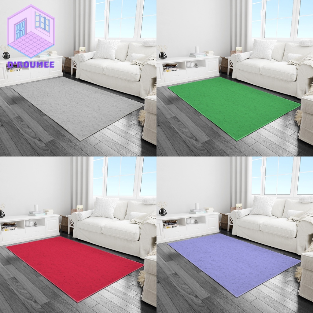 Karpet Bulu Lembut Ukuran 100x150 Polos Karpet Aesthetic Korea Karpet Bulu Korea Minimalis
