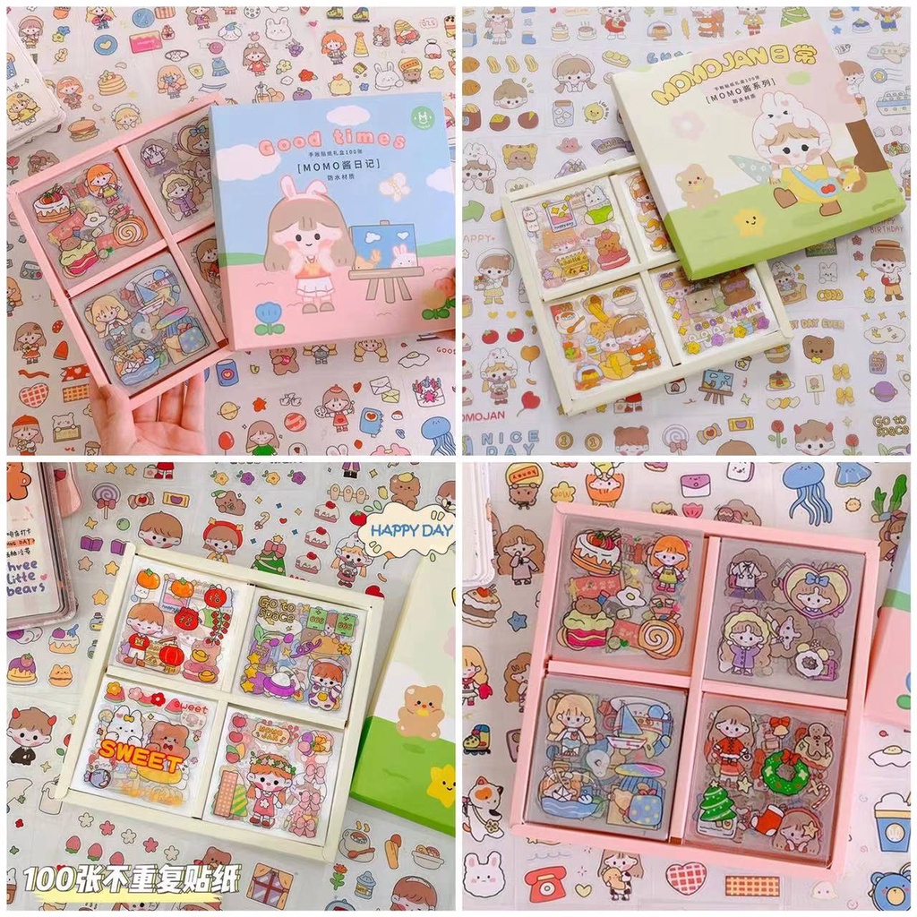 

Stiker Transparan 2D Aesthetic DIY Buku Diary / Stiker 3D Tumbler/ Stiker Dekor / Stiker HP Laptop / Stiker Fancy