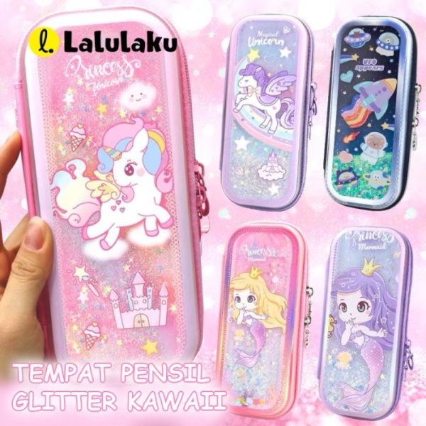 

Promo Tempat Pensil Anak Sekolah Glitter Korea Kawaii Kotak Pensil Unik - ROKET Berkualitas