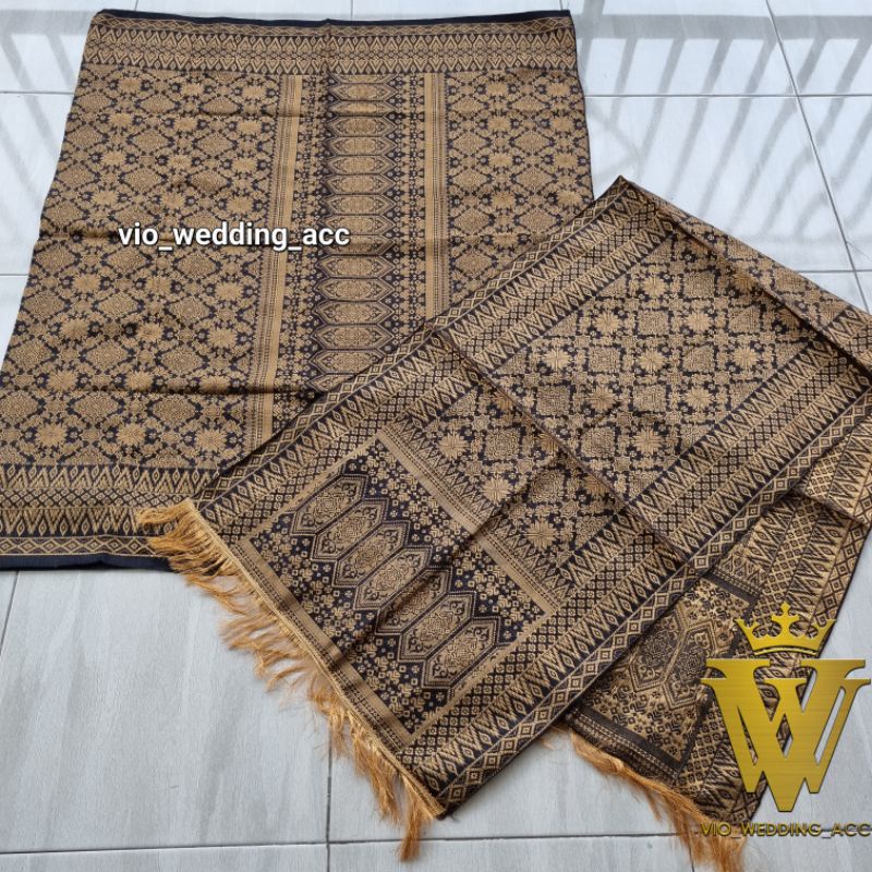 songket (kain+selendang) Lepus