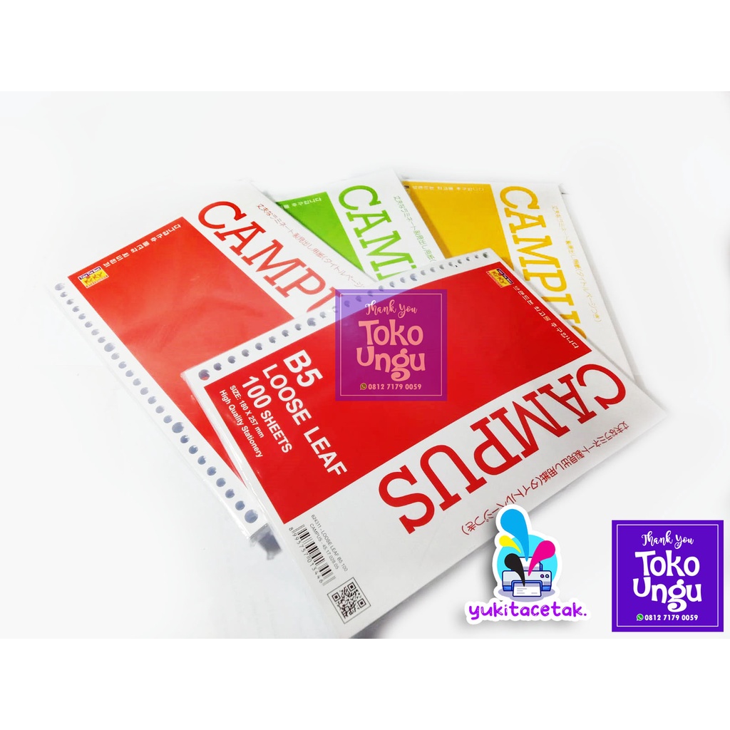 

BigBos Loose Leaf A5/Isi binder 100 Lembar