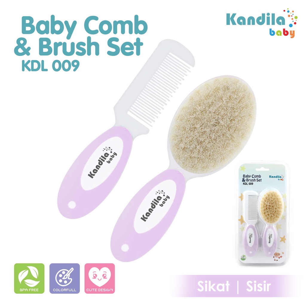 KANDILA COMB AND BRUSH / KDL- 009 (SISIR BAYI RANDOM)