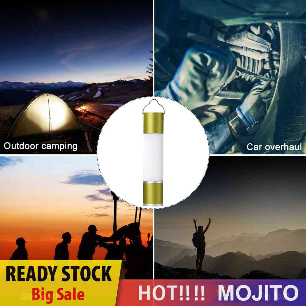 Senter LED Teleskopik Dengan Tripod Nuts Rechargeable Untuk Camping / Outdoor