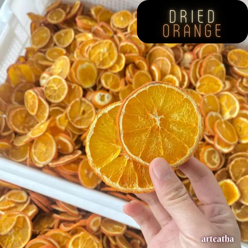 

Grosir -Homemade Dried Orange - dehydrated orange slices/ jeruk iris kering