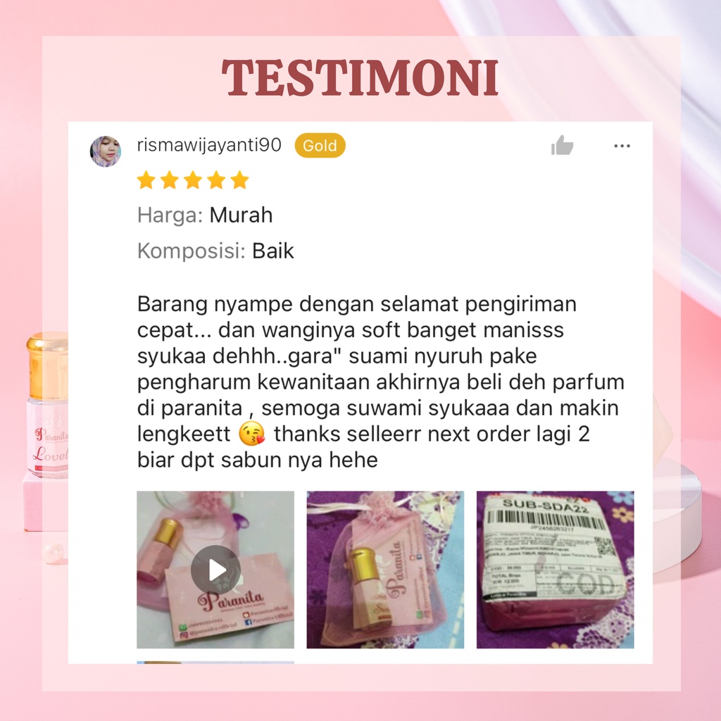 PARANITA Parfum Kewanitaan Miss V (SWEETY) Pengharum Perawat Vagina Intimate Parfume Wanita