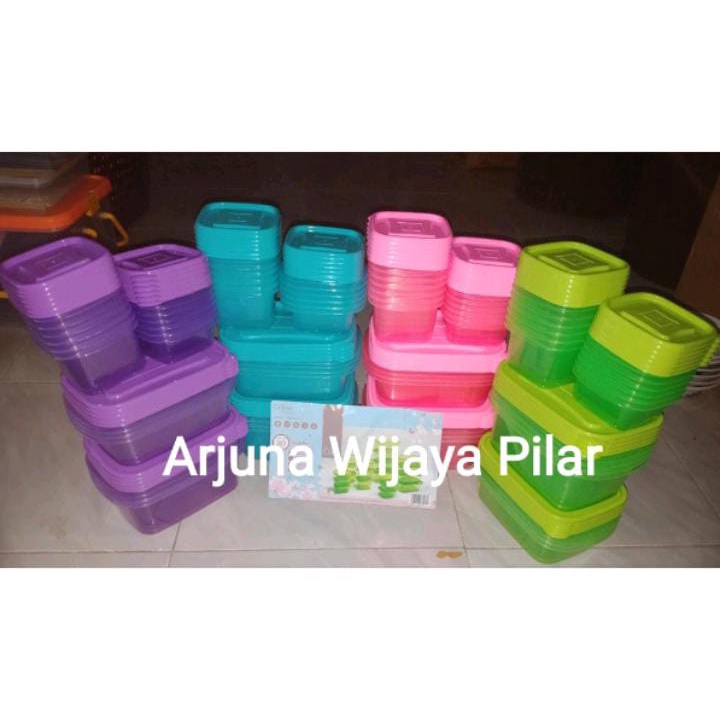 Tempat Makanan / Toples plastik Free BPA isi 10 pcs