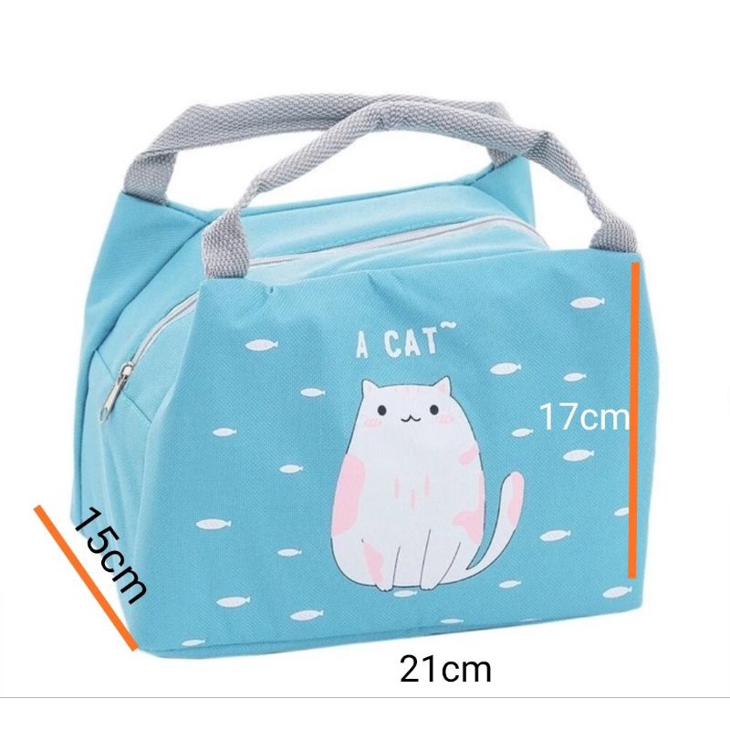 Tas Bekal Cooler Bag Tas Makan Anak Tahan Panas Tahan Dingin Tas Korea Karakter Lunch Bag Meal Bag