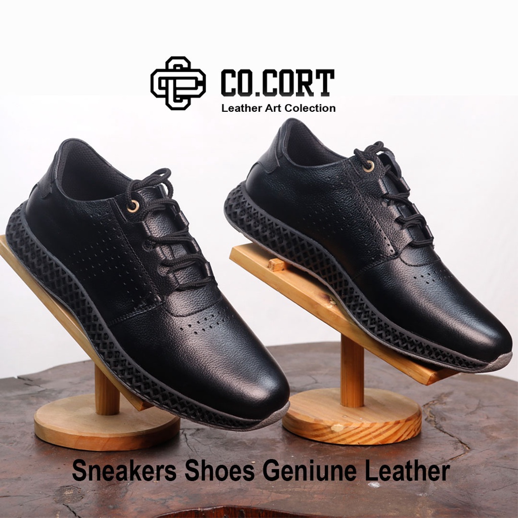 Sepatu Sneakers Pria Sepatu Hitam Sepatu Kantor