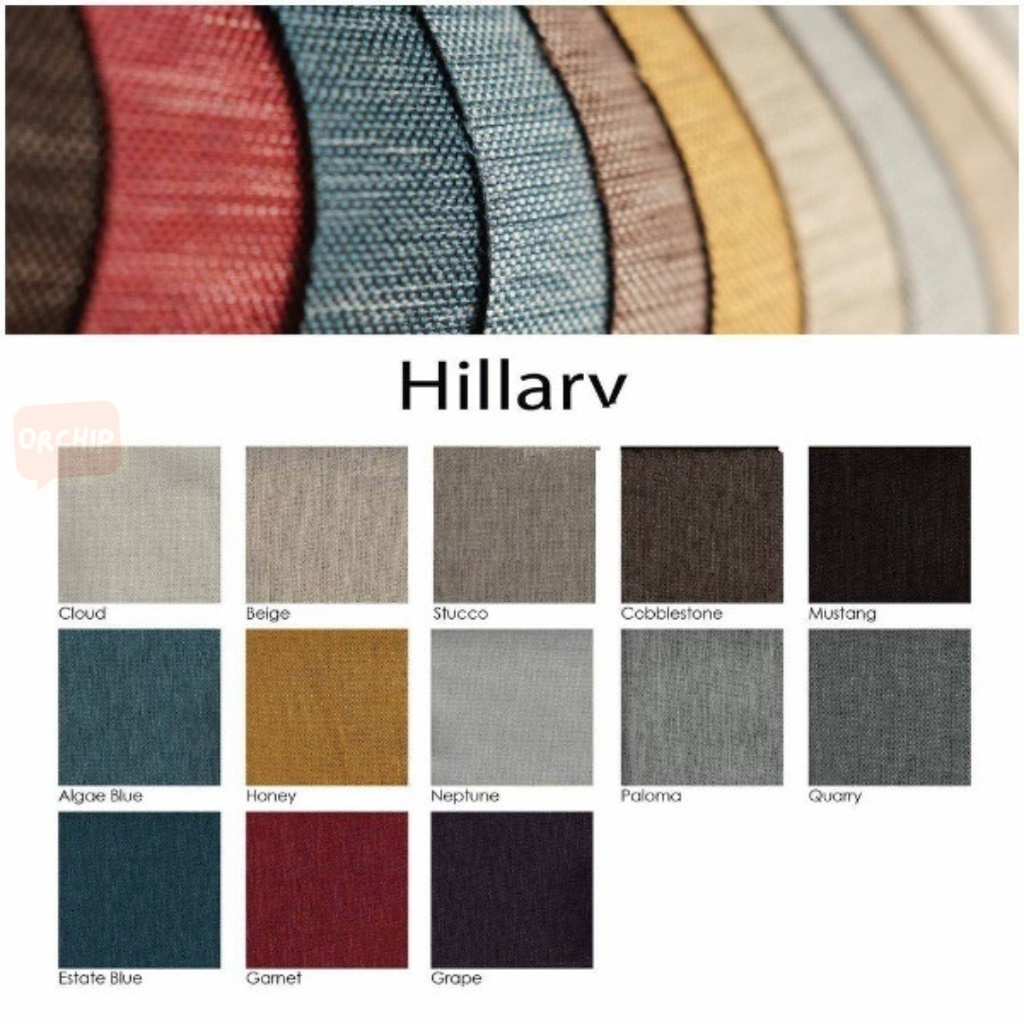 KAIN SOFA INTERIOR KAIN MEBEL FURNITURE KAIN POLOS HILLARY REGENCY KAI BAHAN KURSI SOFA MEBEL