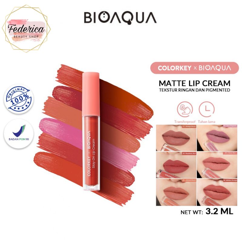 BIOAQUA X COLORKEY Stay On Lip Cream