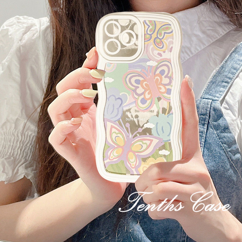 Casing Softcase Redmi 12C 10C 10A 10 9 9A 9C 9T Note 12 11 Pro + 11s 11 10s 10 9s 9 8 Pro Poco X4Pro X3Pro X3NFC M3 M4 F3T 1011pro Motif Butterfly 10t