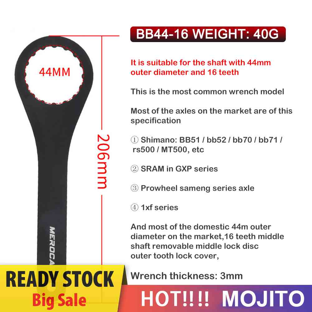 Kunci Pas Untuk Memasang Bottom Bracket Sepeda Balap / Mtb