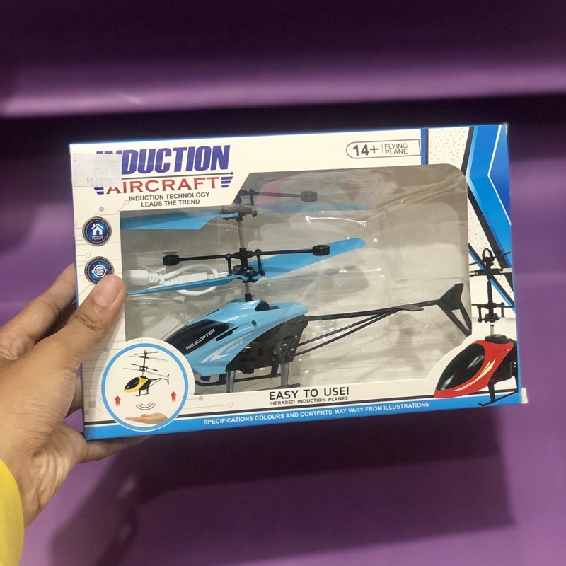 Mainan Anak Helikopter RC Helicopter Drone Listrik Terbang Mainan Radio
