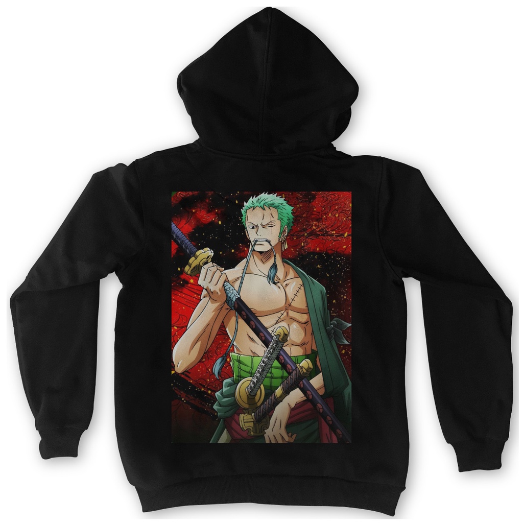 Hoodie Zorojuro Casual Anime Manga One Piece Zoro Roronoa Premium Unisex