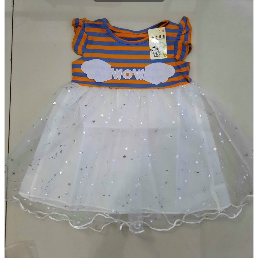 ASIN829 -Baju Dress Anak Import U12 Murah Lucu Dan Berkualitas