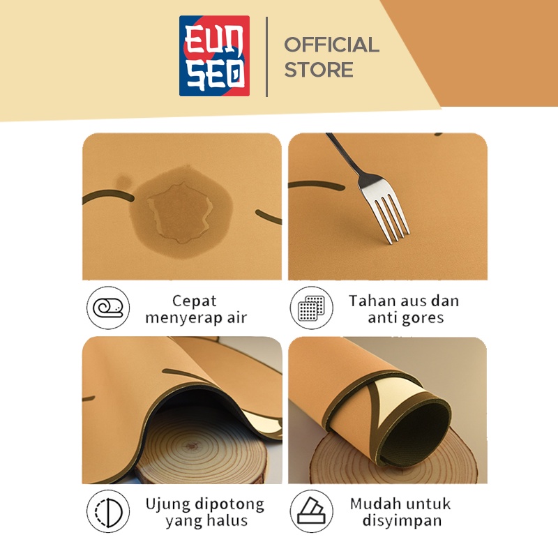 Keset Diatomite Karakter Keset Lantai Kamar Mandi Cepat Kering Anti Slip Keset Kaki