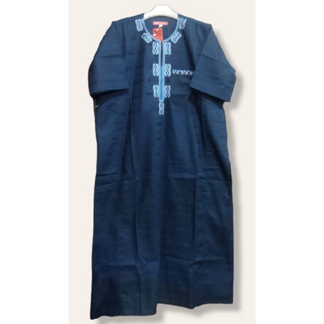 Jubah Maroko Lengan Pendek Bordir Gamis