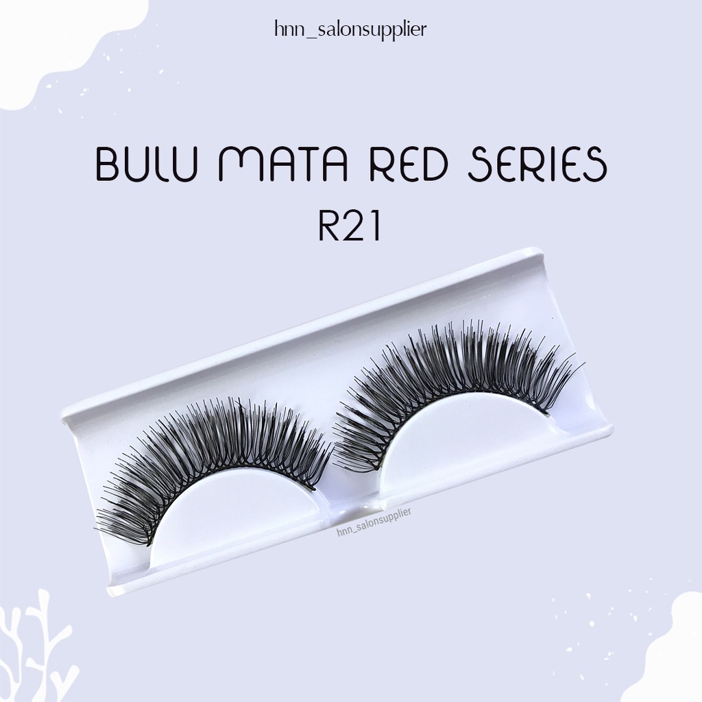 R21 Bulu Mata Palsu Handmade Fake Eyelash Eye Lashes Lash Artifivial Belle Eyelashes