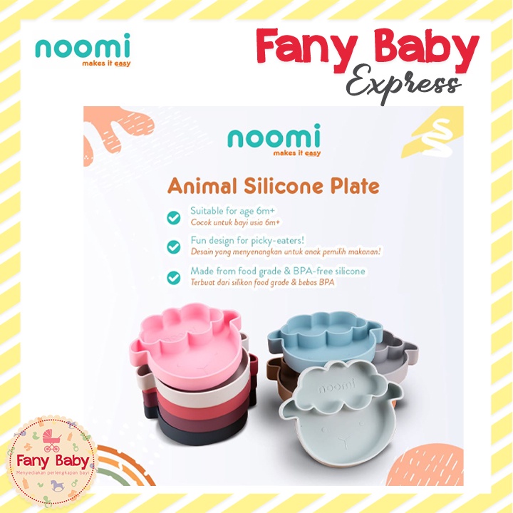 NOOMI ANIMAL SILICONE PLATE