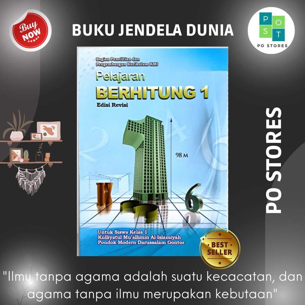 Pelajaran Berhitung Kelas 1 / Buku Berhitung Kelas 1 KMI Gontor