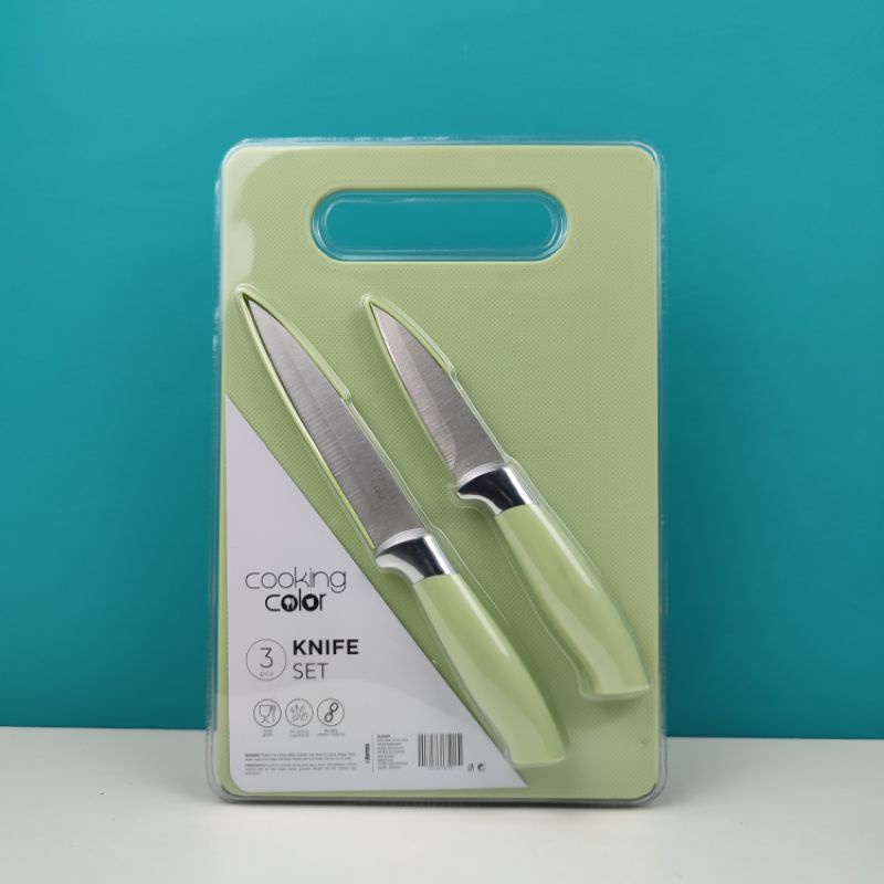 Informa | Talenan set dengan pisau | cooking color knife set