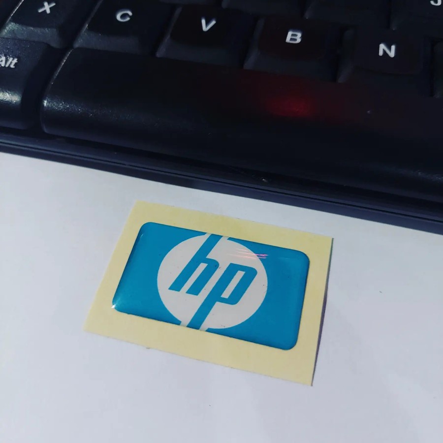 

Sticker Resin Timbul HP Stiker Lentur 3D Logo Kecil