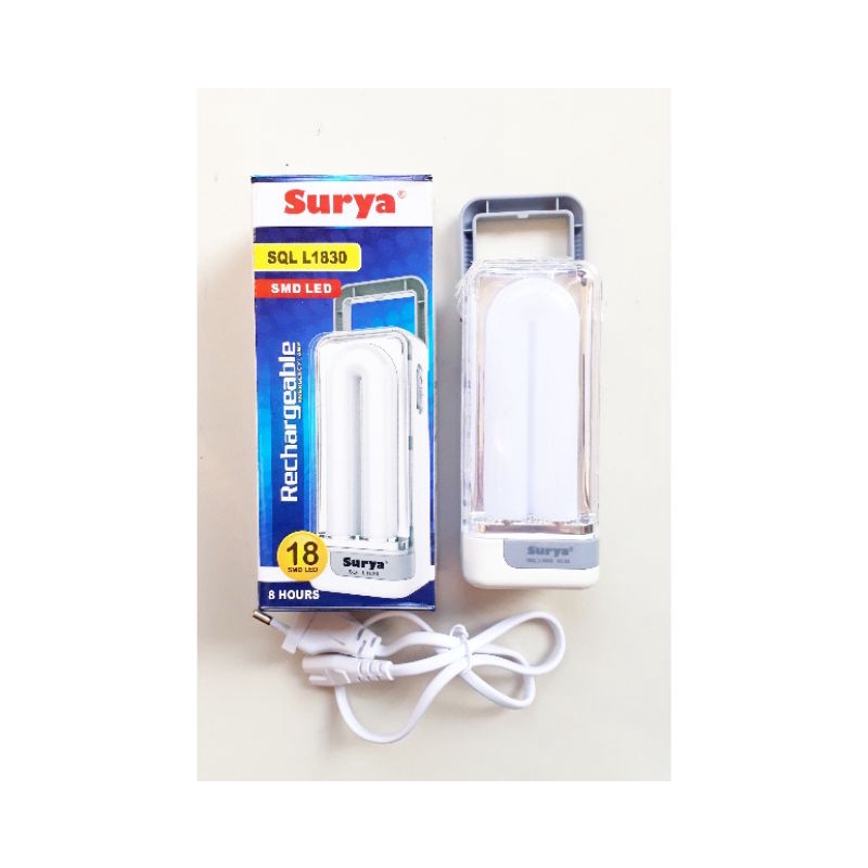 Lampu emergency led SURYA SQL L1830 Lampu led darurat terang