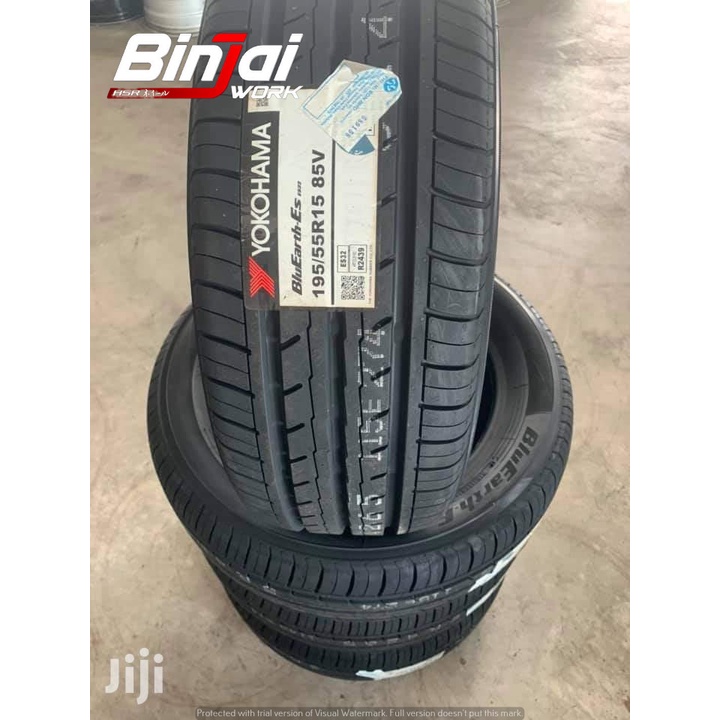BAN MOBIL TUBLES IMPORT YOKOHAMA blueart -ES32 195 55 R15 FREE PASANG