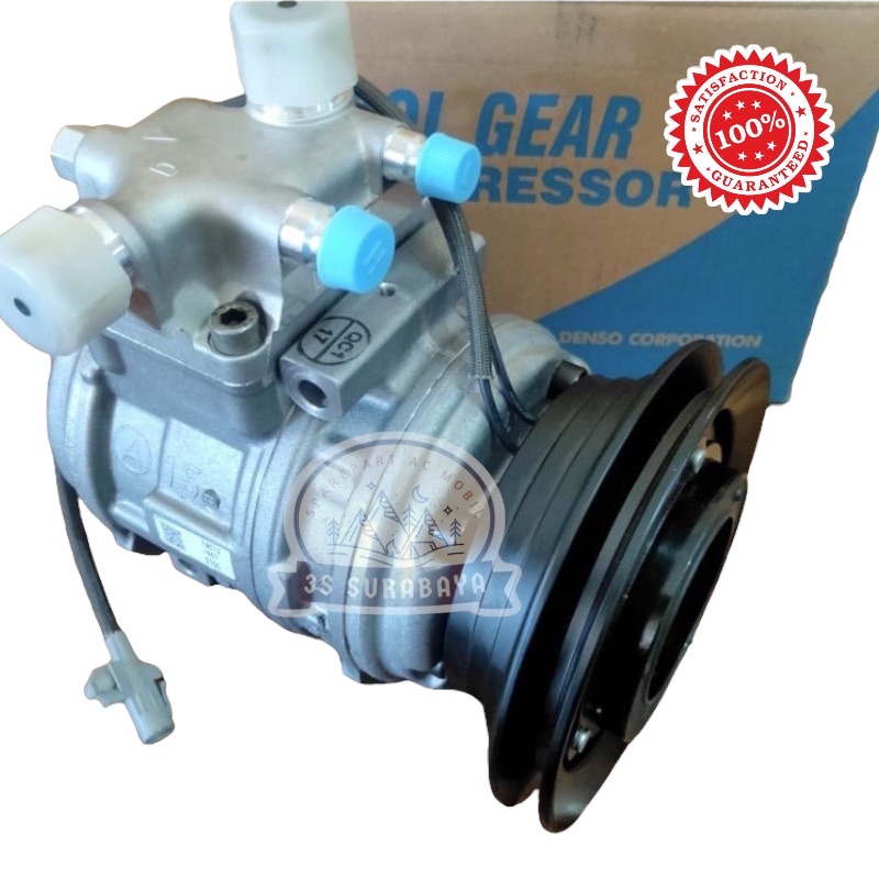 Kompresor Compresor Kijang Kapsul Kijang Super Denso Coolgear 10PA15C lengkap As15 Ac mobil