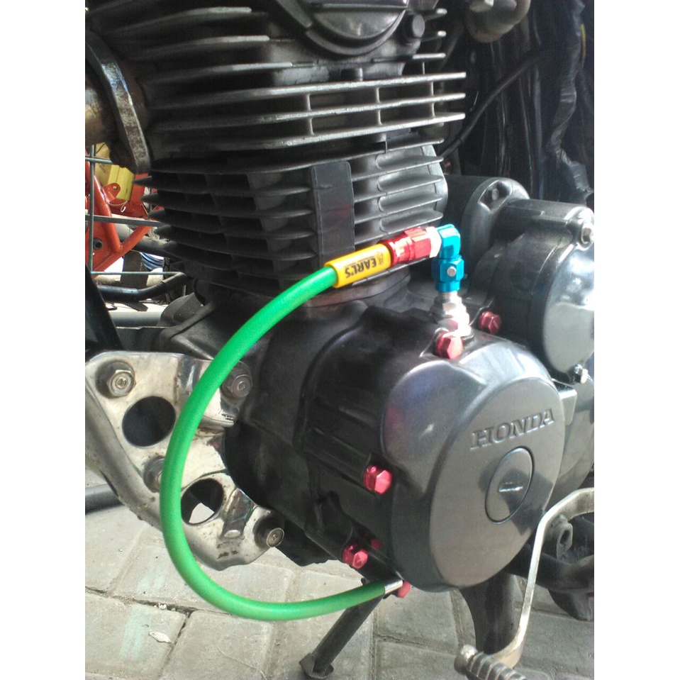 SELANG GARDAN / HAWA MAGNET MESIN EARLS GREEN UNIVERSAL MOTOR TIGER MEGAPRO CB GL-MAX ALMINI CNC