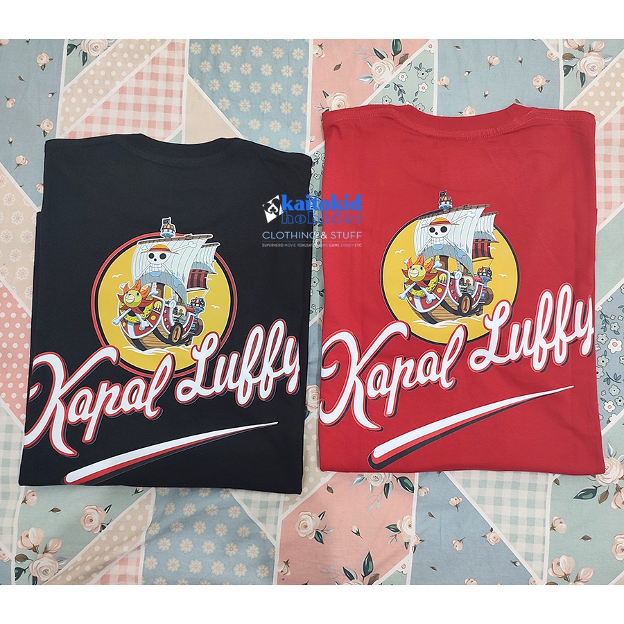 Kaos ONE PIECE KAPAL LUFFY KAPAL API bisa custom desain bebas request