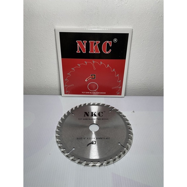 mata gergaji kayu 6 inch nkc / mata gergaji kayu 6x40t nkc / mata circular saw kayu tct 6 inch nkc / mata circular saw tct / mata gerinda potong kayu / pisau gerinda potong kayu