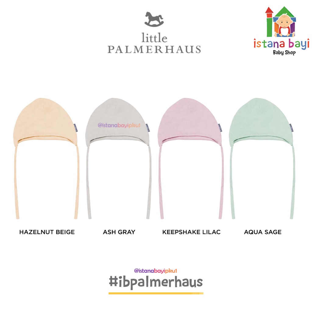 Little Palmerhaus Warm Hearts Elfie Bonnet /Topi bayi