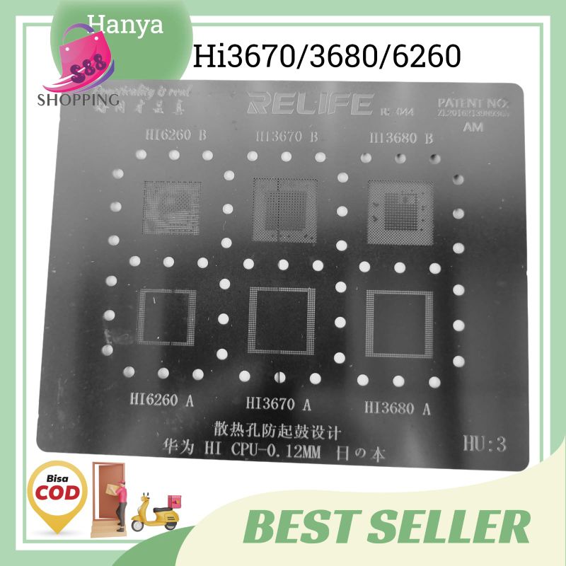 CETAKAN IC PLAT BGA IC POWER CPU MSM