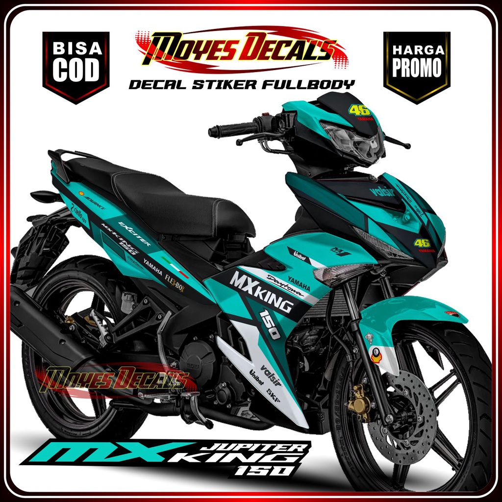 Lis MX King Decal Sticker New Mx King 150 Full Body - Decal Stiker Jupiter Mx King 150 . Stiker New 
