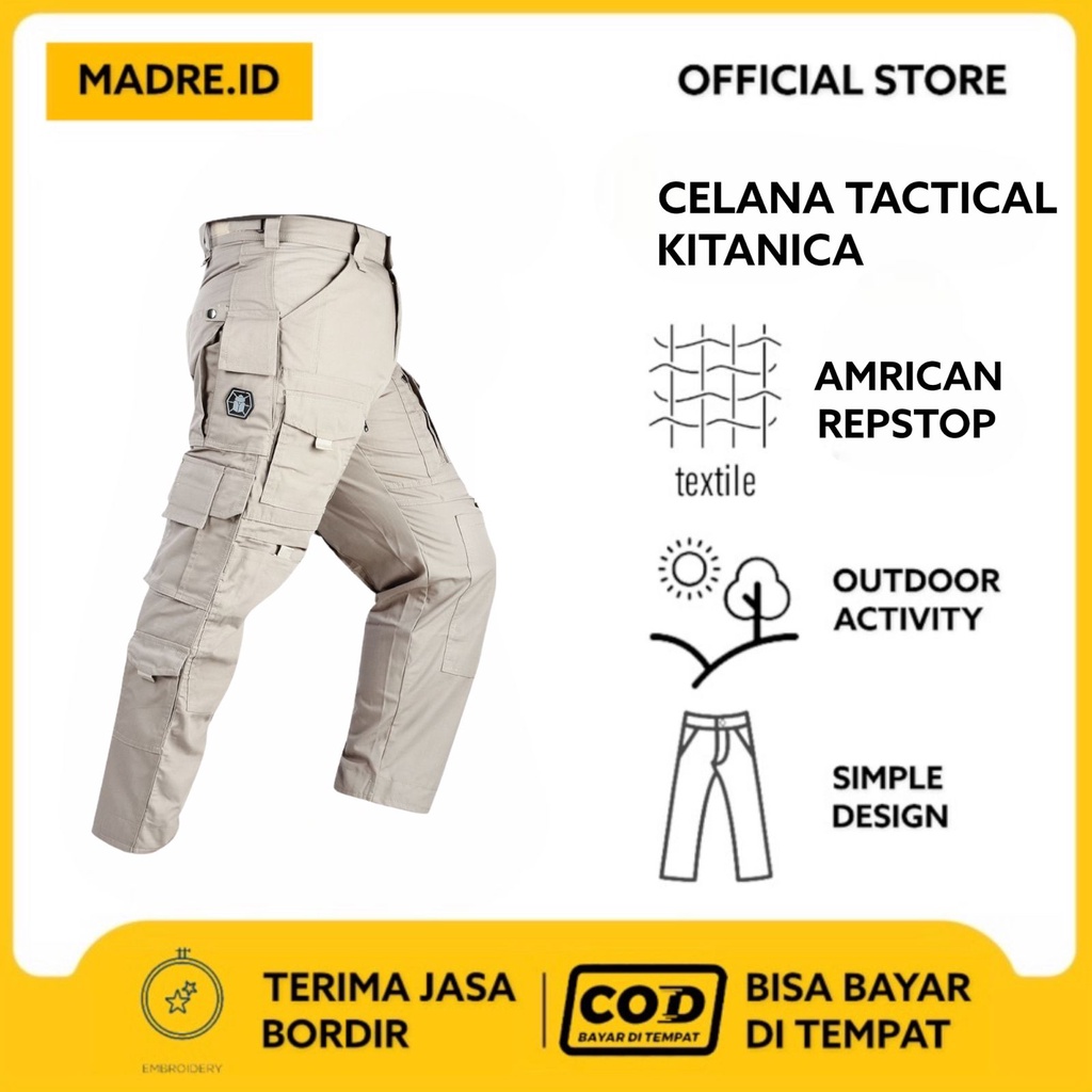 Celana Tactical Lapangan Pdl KTC Panjang Pria - Wanita Outdoor