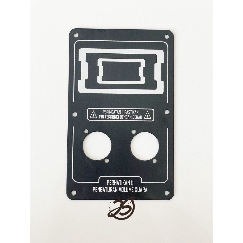 PLAT COVER PANEL SPEAKON ALUMUNIUM (2 CHANNEL) PANEL SPIKON  PREMIUM BOX DUDUKAN SPIKON