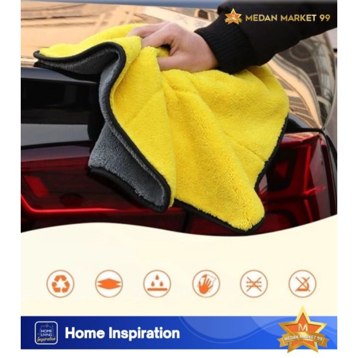 KAIN LAP MICROFIBER PREMIUM MULTIFUNGSI | KAIN LAP DAPUR, MOBIL, PERABOTAN RUMAH TANGGA SERBAGUNA | 