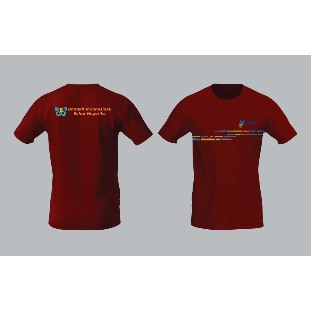 Kaos Baju Atasan HKN ke 59 2023 Acara Event Hari Kesehatan Nasional Unisex Pria Wanita