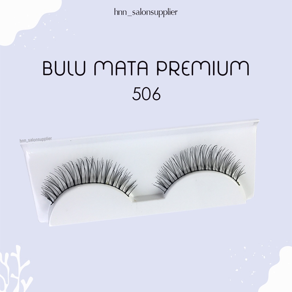 506 Bulu Mata Palsu Handmade Fake Eyelash Eye Lashes Lash Artifivial Belle Eyelashes Premium