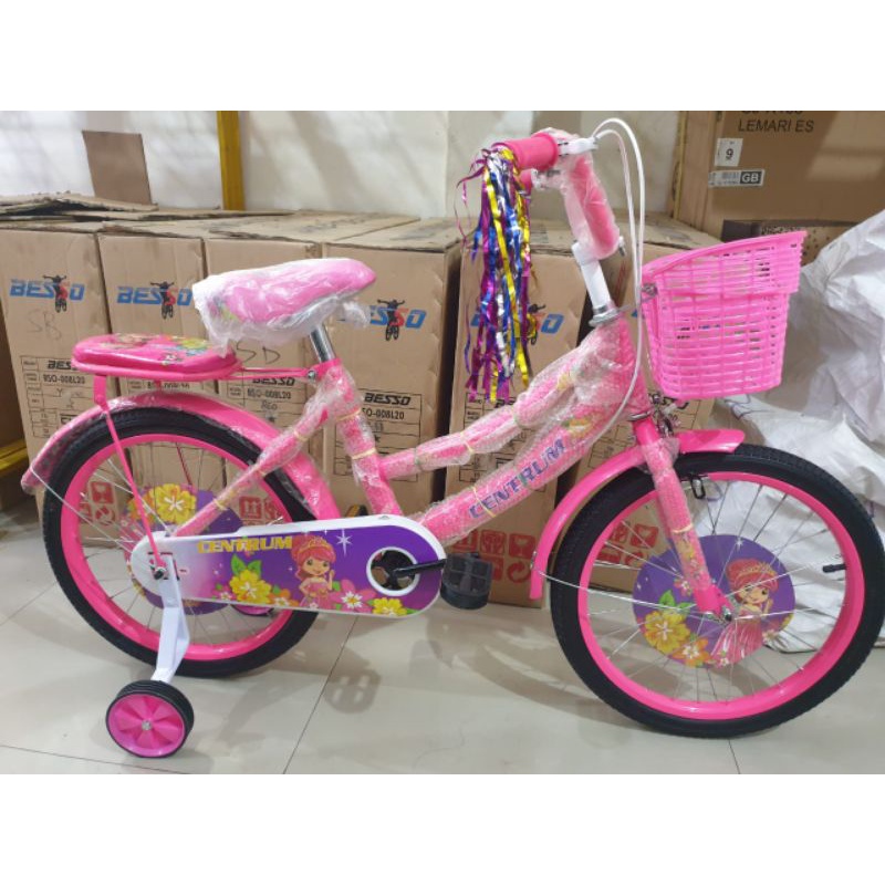 Sepeda Anak Sepeda Mini 18 inch CENTRUM / PINK