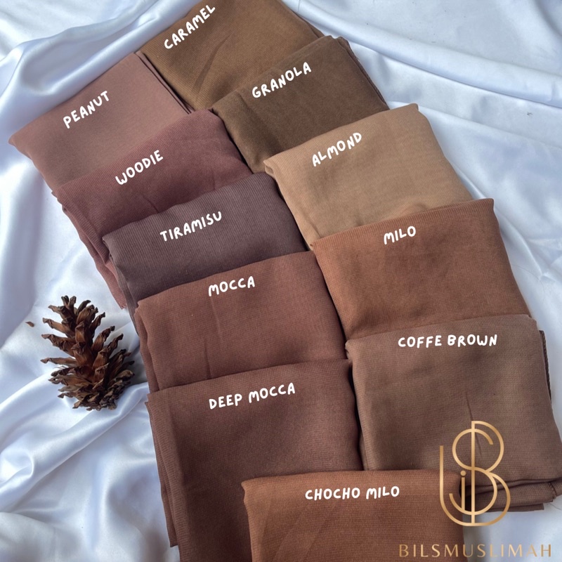 HIJAB BELLA SQUARE | SEGIEMPAT BELLA SQUARE 40+ WARNA